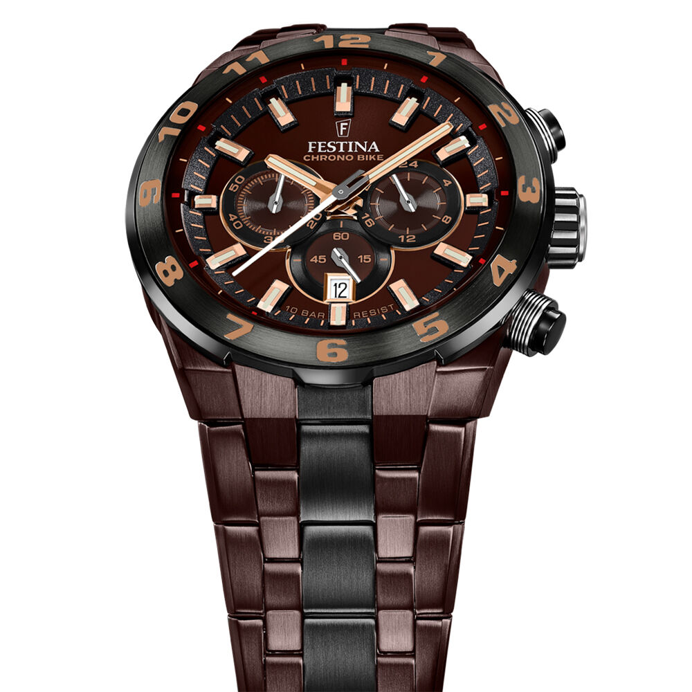 Montre Festina Chrono Bike Edition Speciale Marron - Nouveautés Homme | Marc Orian