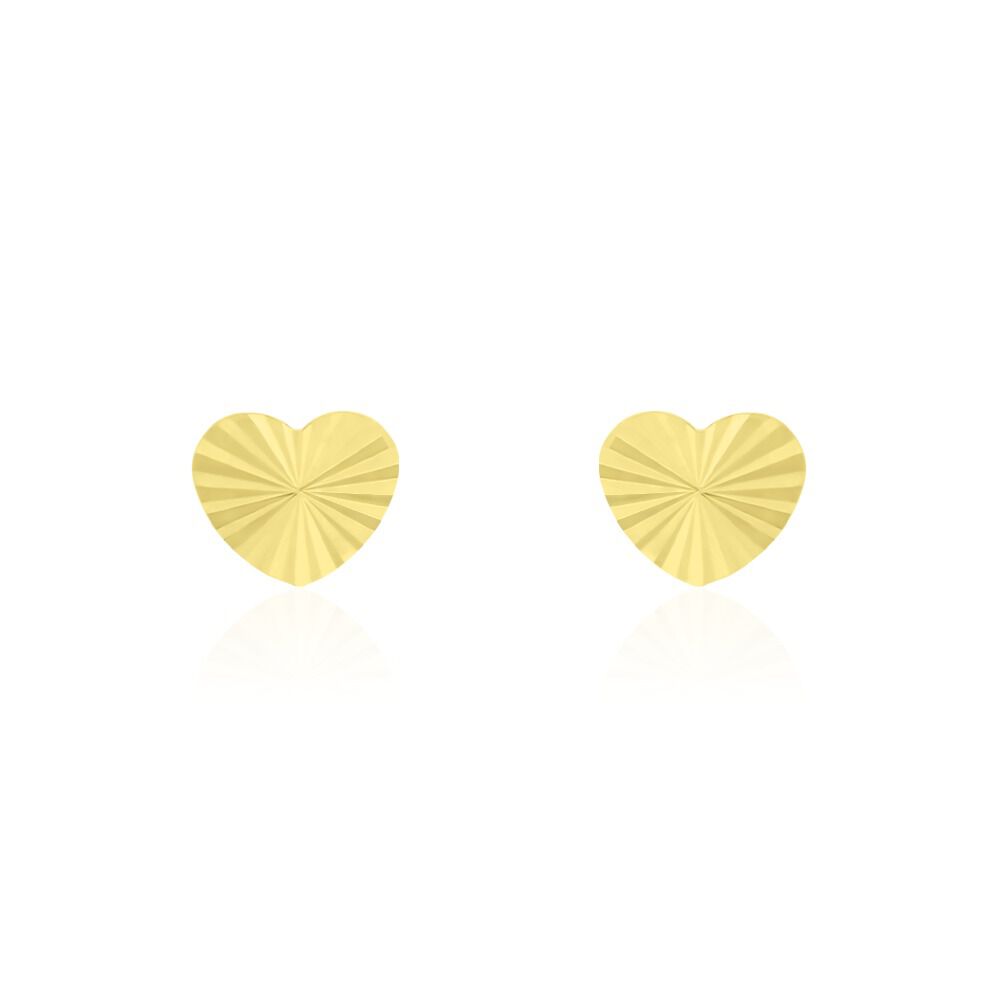 Boucles D'oreilles Puces Or Jaune Pat - Puces Femme | Marc Orian