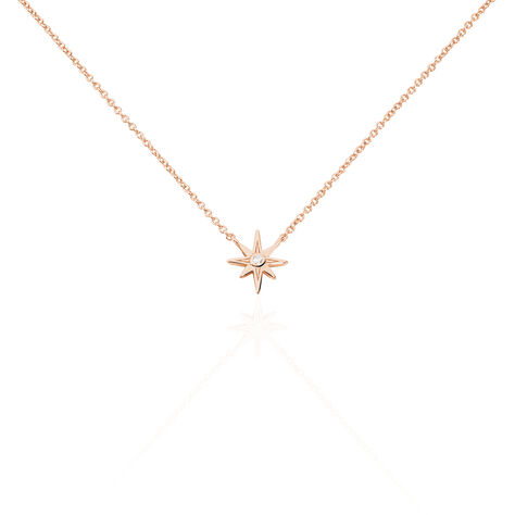 Collier Maelya Argent Rose Oxyde De Zirconium - Colliers avec pierres Femme | Marc Orian