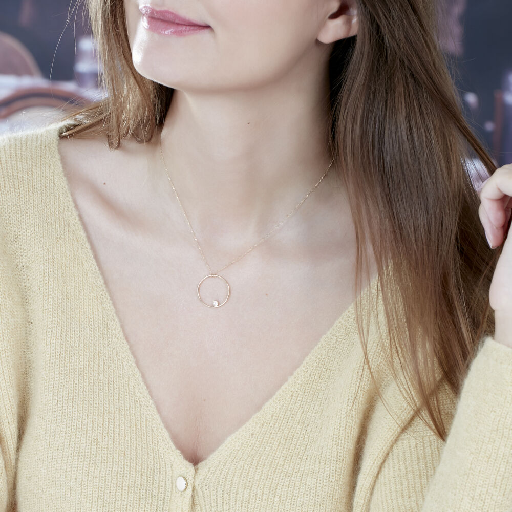 Collier Kimly Or Jaune Oxyde De Zirconium - Colliers avec pierres Femme | Marc Orian