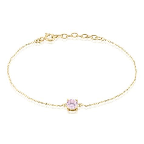 Bracelet Plaqu&eacute; Or Jaune Nilay Oxyde De Zirconium - Bracelets fantaisie Femme | Marc Orian