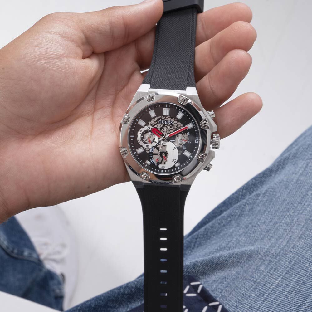 Montre Guess Third Gear Noir - Montres étanches Homme | Marc Orian