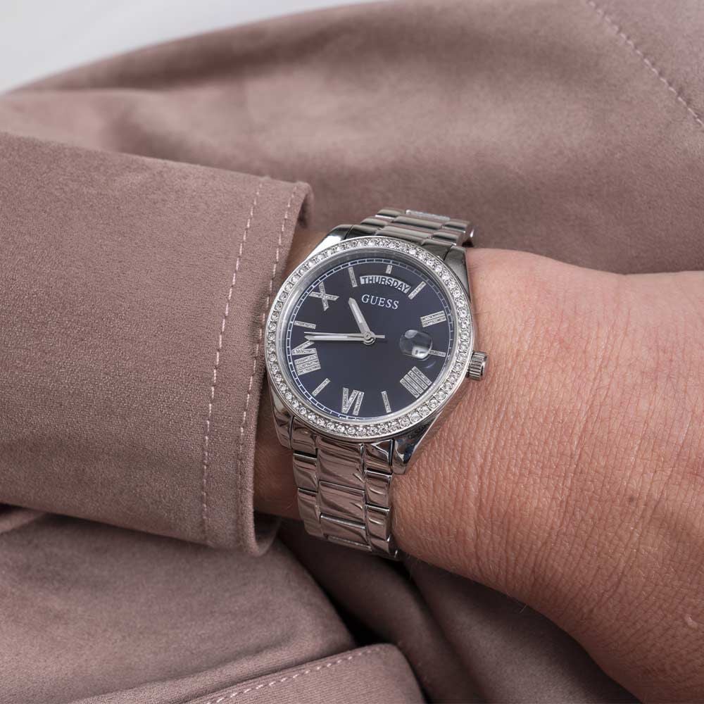 Montre Guess Luna Bleu - Montres classiques Femme | Marc Orian