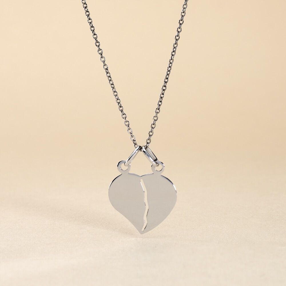 Pendentif Eudocie Or Blanc - Bijoux personnalis&eacute;s Famille | Marc Orian
