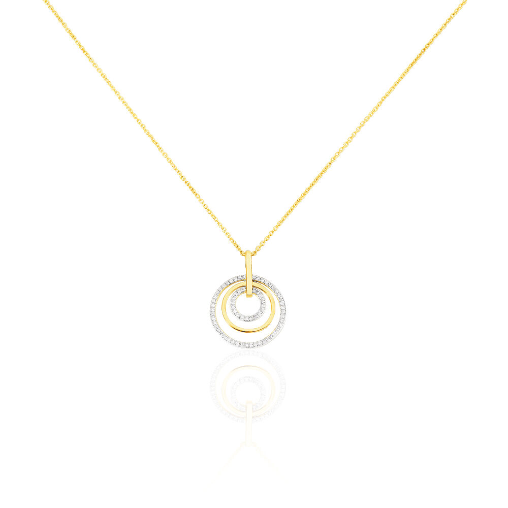 Collier Dorotea Or Jaune Diamant - Colliers avec pierres Femme | Marc Orian