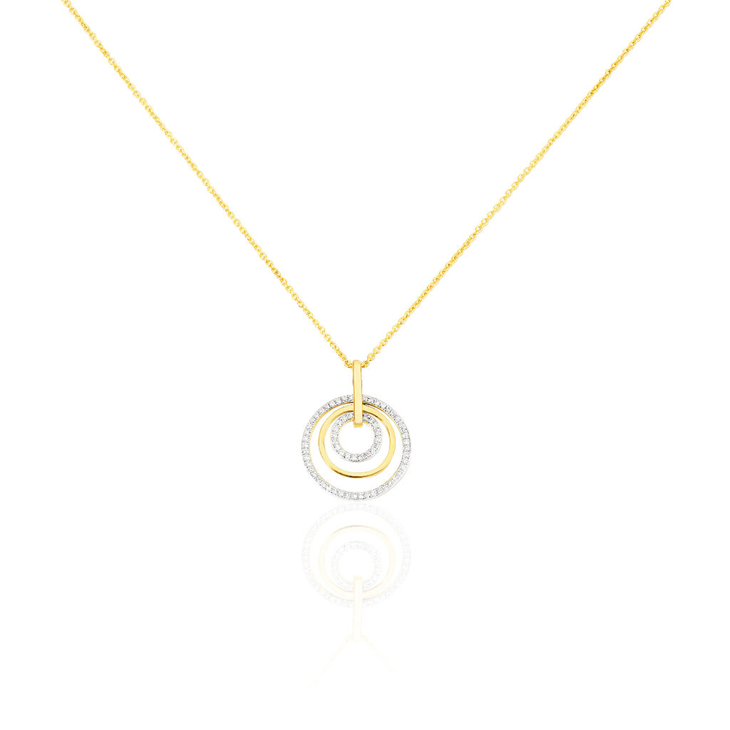 Collier Dorotea Or Jaune Diamant - Colliers avec pierres Femme | Marc Orian