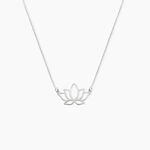Collier Raia Argent Blanc - Colliers fantaisie Femme | Marc Orian