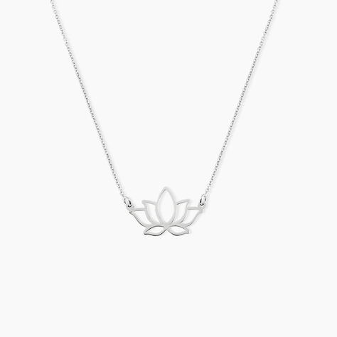 Collier Raia Argent Blanc - Colliers fantaisie Femme | Marc Orian