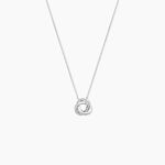 Collier Mastrona Or Blanc Diamant - Colliers avec pierres Femme | Marc Orian