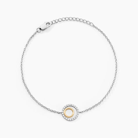 Bracelet Swane Or Jaune Oxyde De Zirconium - Bracelets chaînes Femme | Marc Orian