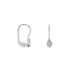 Boucles D'oreilles Pendantes Or Blanc Urzula Diamants - Pendantes Femme | Marc Orian