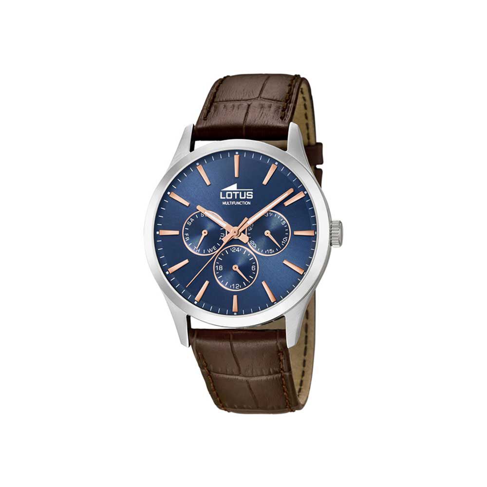 Montre lotus minimalist bleu Clearance