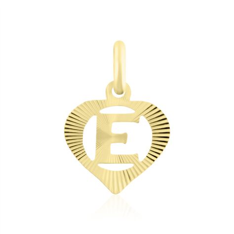 Pendentif Eudocie Coeur Lettre Or Jaune - Pendentifs Femme | Marc Orian
