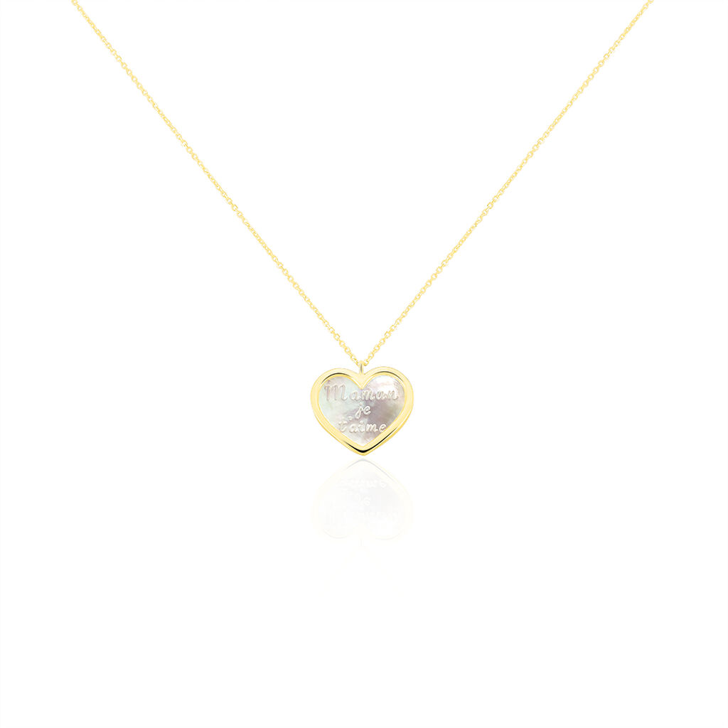 Collier Josine Or Jaune Nacre - Colliers avec pierres Femme | Marc Orian