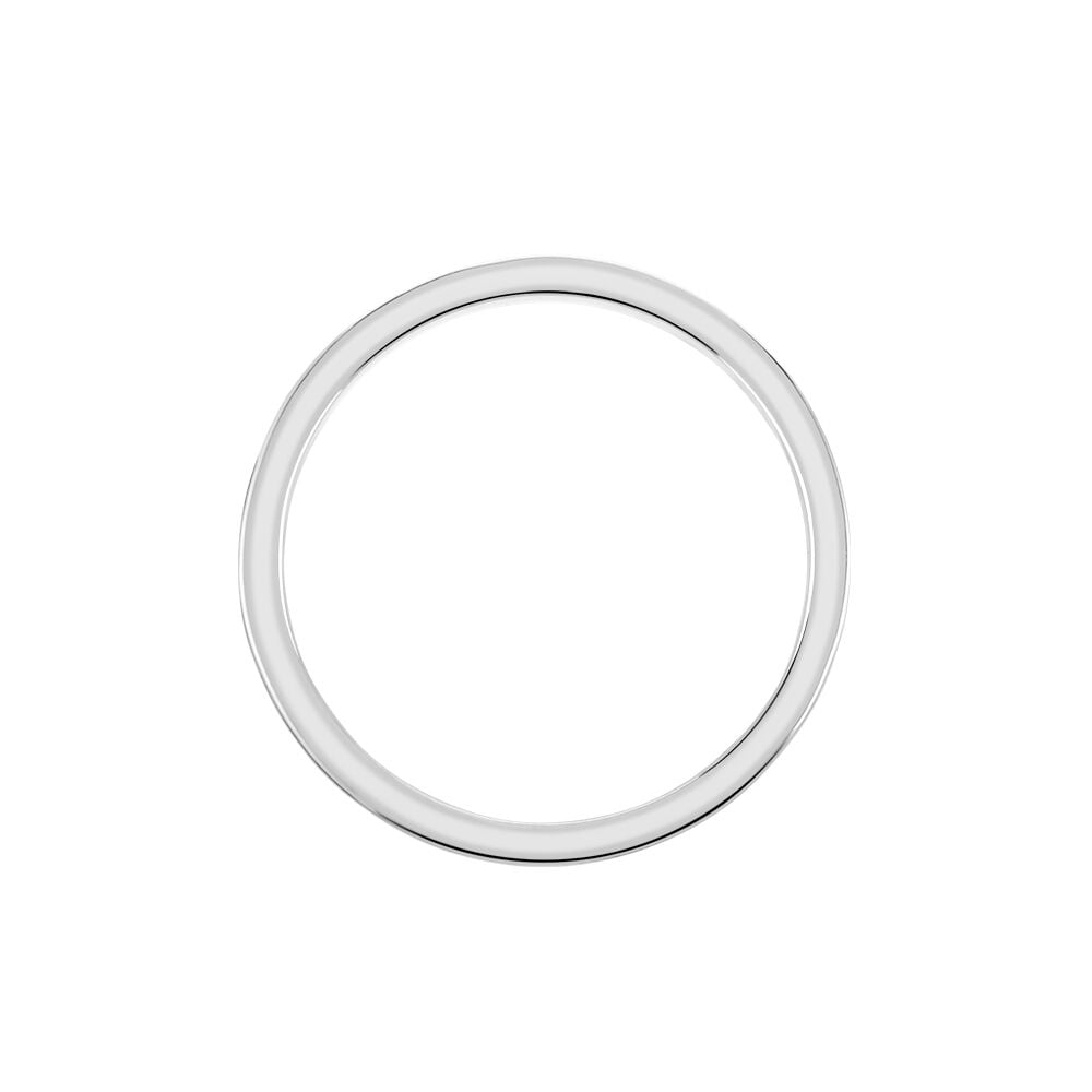 Alliance Dylis Argent Blanc - Alliances duo Homme | Marc Orian