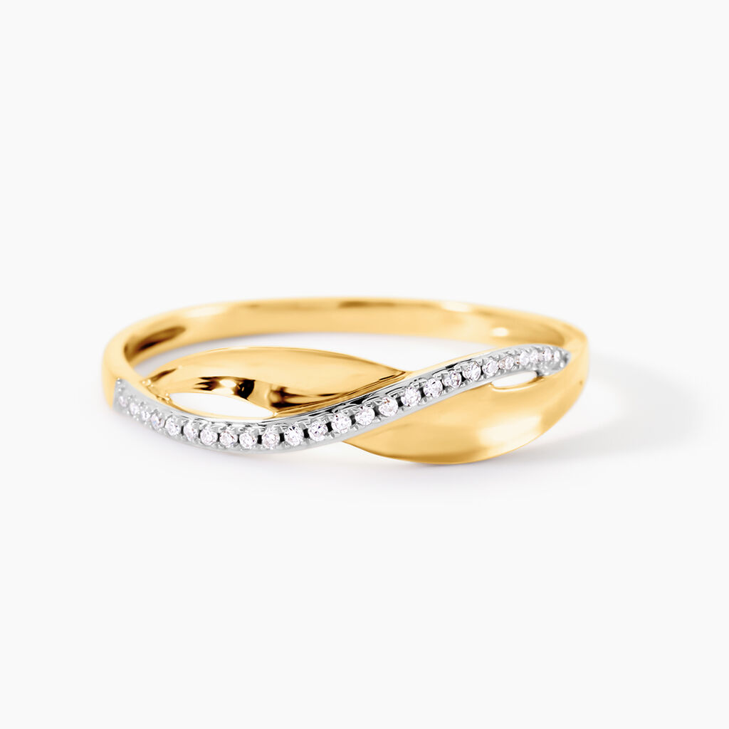 Bague Camelia Or Jaune Diamant - Bagues pierres précieuses Femme | Marc Orian
