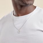 Pendentif Ange Parchemin Or Blanc - Bijoux personnalis&eacute;s Famille | Marc Orian