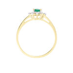 Bague Vladimir Or Jaune  Emeraude Diamants - Bagues vintage Femme | Marc Orian