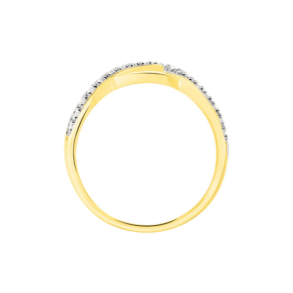 Bague Osanna Or Jaune Diamant - Bagues pierres pr&eacute;cieuses Femme | Marc Orian