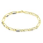 Bracelet Ophelio Maille Alternee 1/1 Or Jaune - Bracelets mailles Homme | Marc Orian