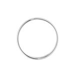 Alliance Elfi Ruban Bomb&eacute; Argent Blanc - Alliances personnalis&eacute;es Homme | Marc Orian