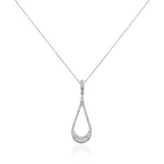 Collier Romaane Or Blanc Diamant - Colliers Femme | Marc Orian
