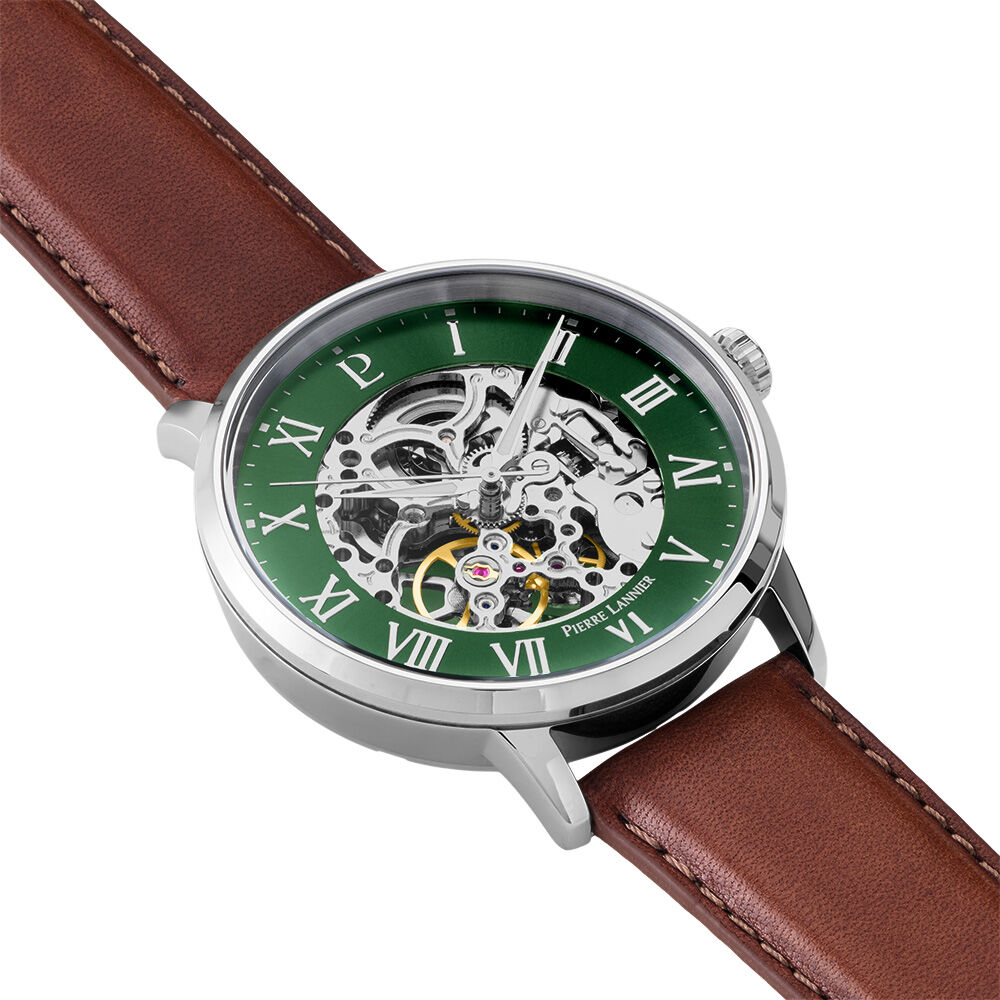 Montre Pierre Lannier Automatique 42 Vert - Montres automatiques Homme | Marc Orian