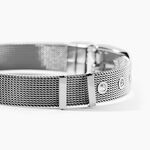 Bracelet Gideon Acier Blanc - Bracelets cha&icirc;nes Femme | Marc Orian