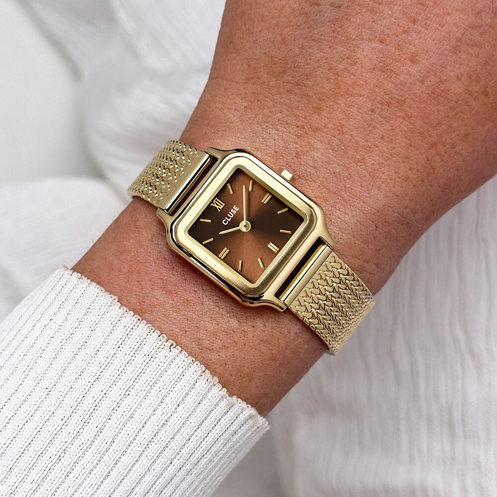 Montre Cluse Gracieuse Petite Marron - Montres &eacute;tanches Femme | Marc Orian