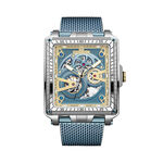 Montre Montignac Square Bleu - Montres &eacute;tanches Homme | Marc Orian