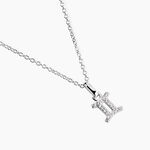 Collier Astra Argent Blanc Oxyde De Zirconium - Colliers avec pierres Femme | Marc Orian