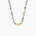 Collier Acier Jaune Pierre De Synthese - Colliers avec pierres Femme | Marc Orian