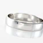 Alliance Isidorius Ruban Bombe Or Blanc - Alliances personnalis&eacute;es Famille | Marc Orian