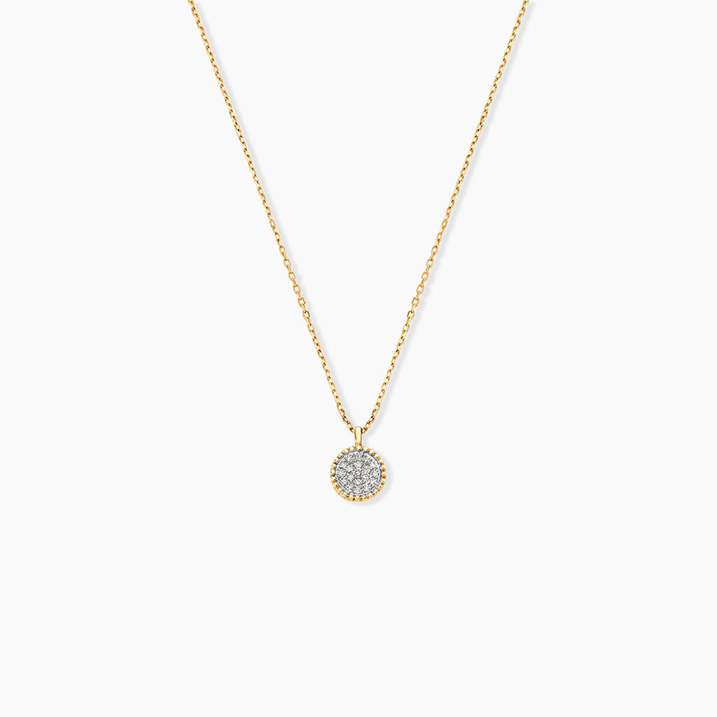 Collier Vaina Or Jaune Diamant - Colliers avec pierres Femme | Marc Orian