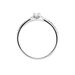 Bague Solitaire Hemera Or Blanc Diamant - Parures de mariage Femme | Marc Orian