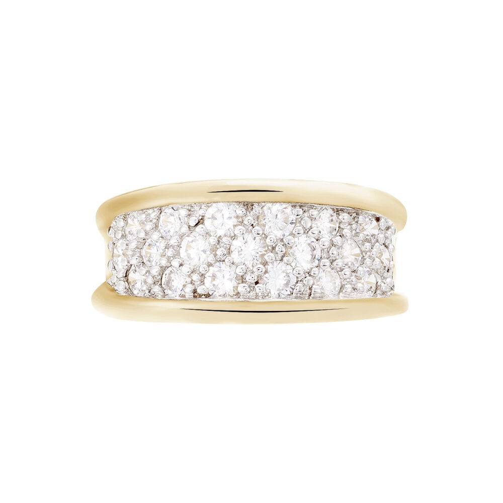 Bague Guerline Plaqué Or Jaune Oxyde De Zirconium - Bagues avec pierre Femme | Marc Orian