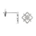 Boucles D'oreilles Puces Vasya Or Blanc Diamant - Puces Femme | Marc Orian