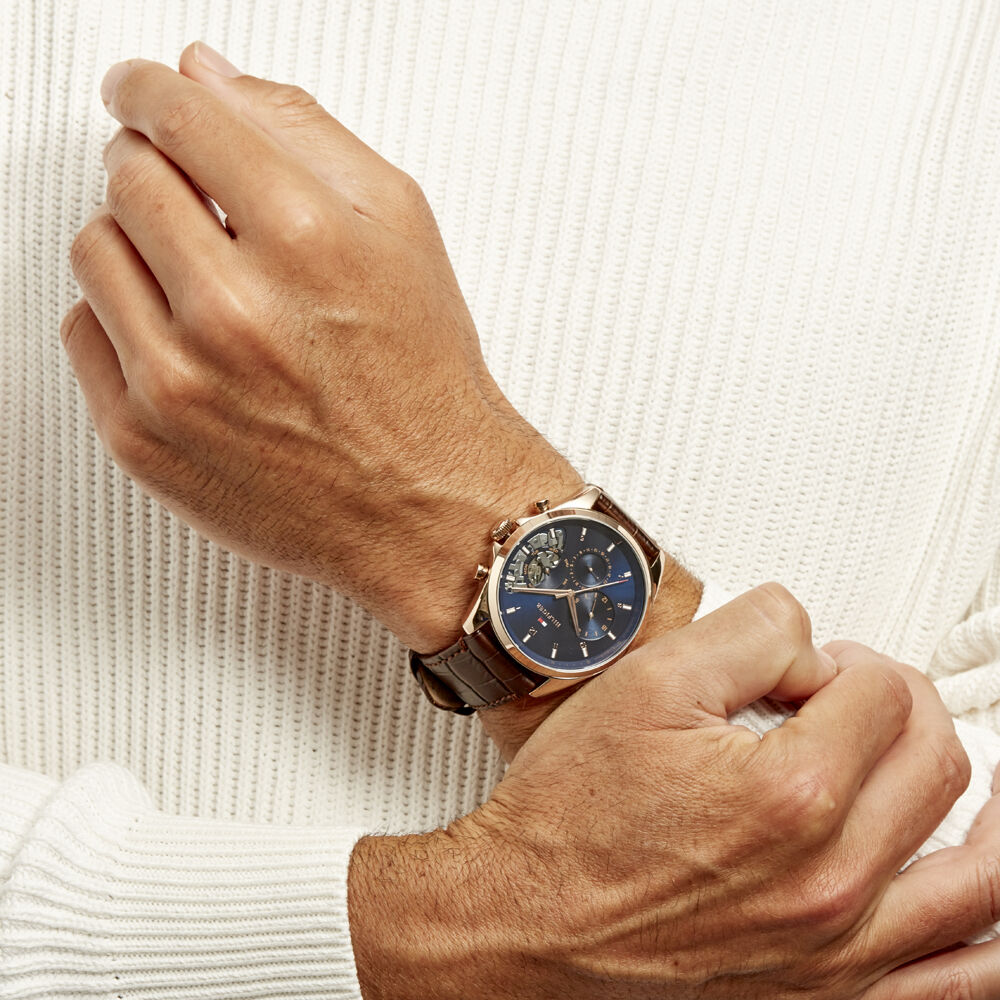 Montre Tommy Hilfiger Baker Bleu - Montres étanches Homme | Marc Orian