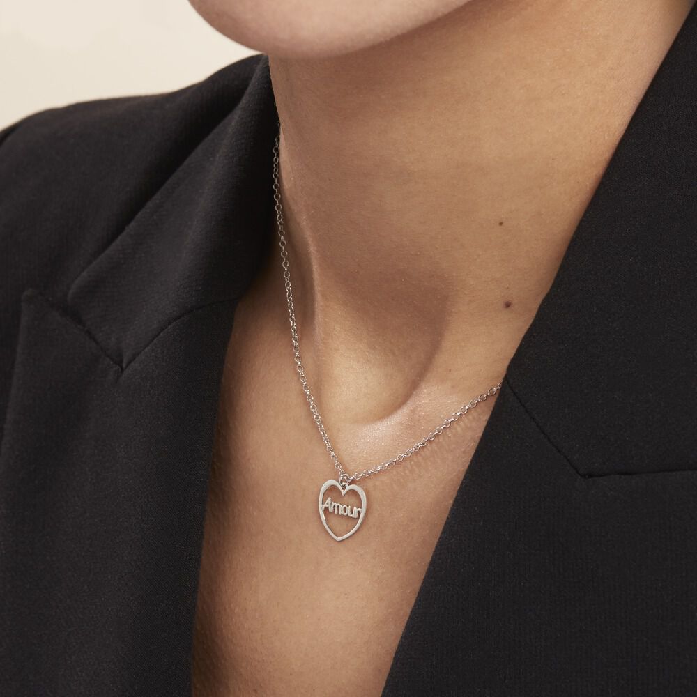Collier Argent Blanc Nalani - Colliers Femme | Marc Orian