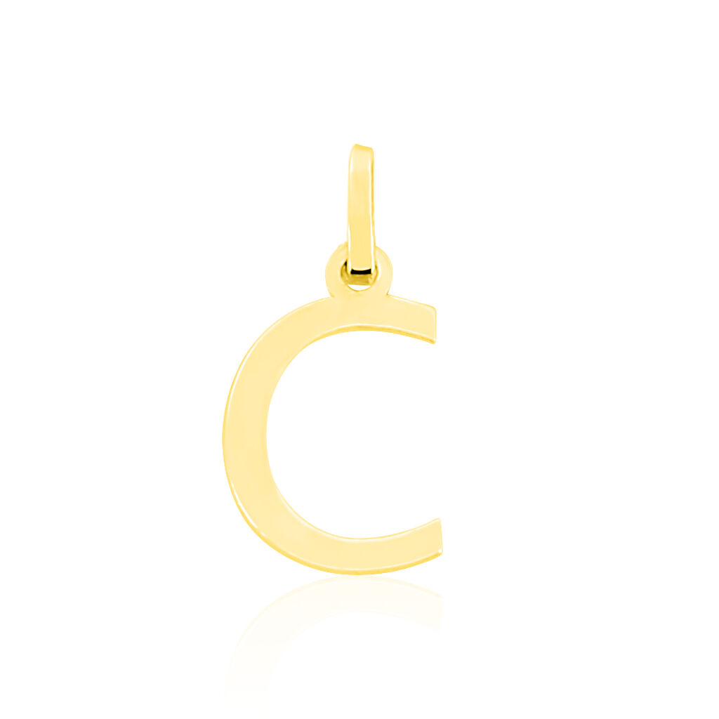 Pendentif Ionia Lettre Or Jaune - Pendentifs Famille | Marc Orian
