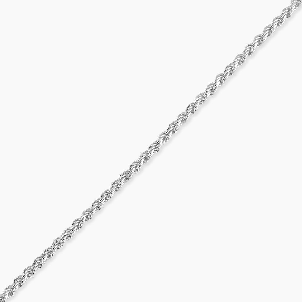 Bracelet Cacilda Maille Corde Argent Blanc - Bracelets fantaisie Femme | Marc Orian