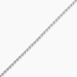 Bracelet Cacilda Maille Corde Argent Blanc - Bracelets fantaisie Femme | Marc Orian