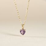 Pendentif Salona Or Jaune Amethyste - Pendentifs Femme | Marc Orian