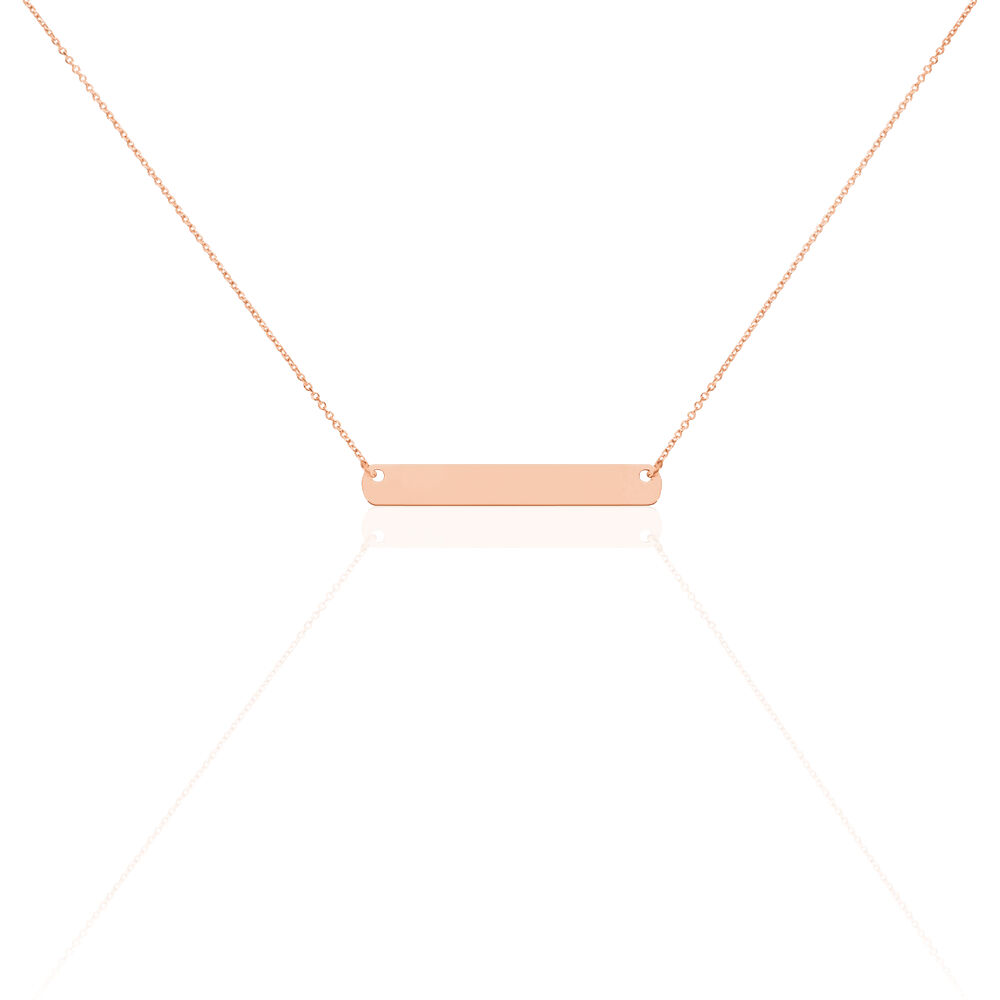 Collier Beavis Or Rose - Bijoux personnalisés Femme | Marc Orian