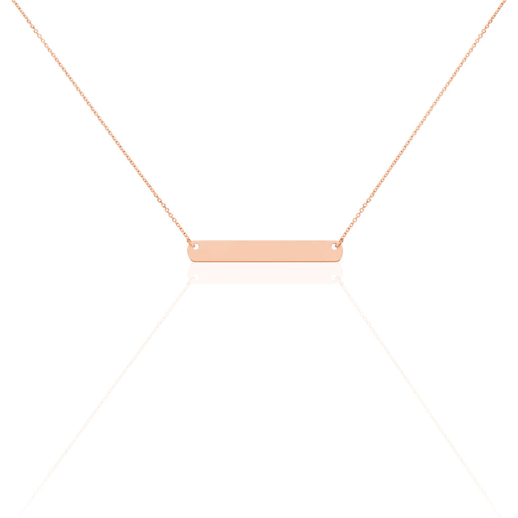 Collier Beavis Or Rose - Bijoux personnalisés Femme | Marc Orian