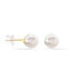 Boucles D'oreilles Puces Suki Or Jaune Perle De Culture - Clous d'oreilles Femme | Marc Orian
