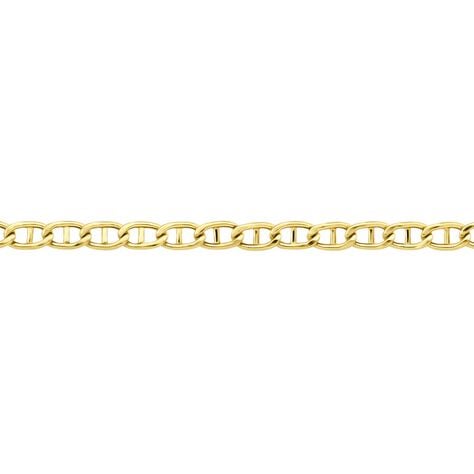 Collier Capucin Or Jaune Maille Marine Plate - Chaines Homme | Marc Orian
