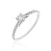 Bague Solitaire Or Blanc Nyala Diamants - Solitaires Femme | Marc Orian