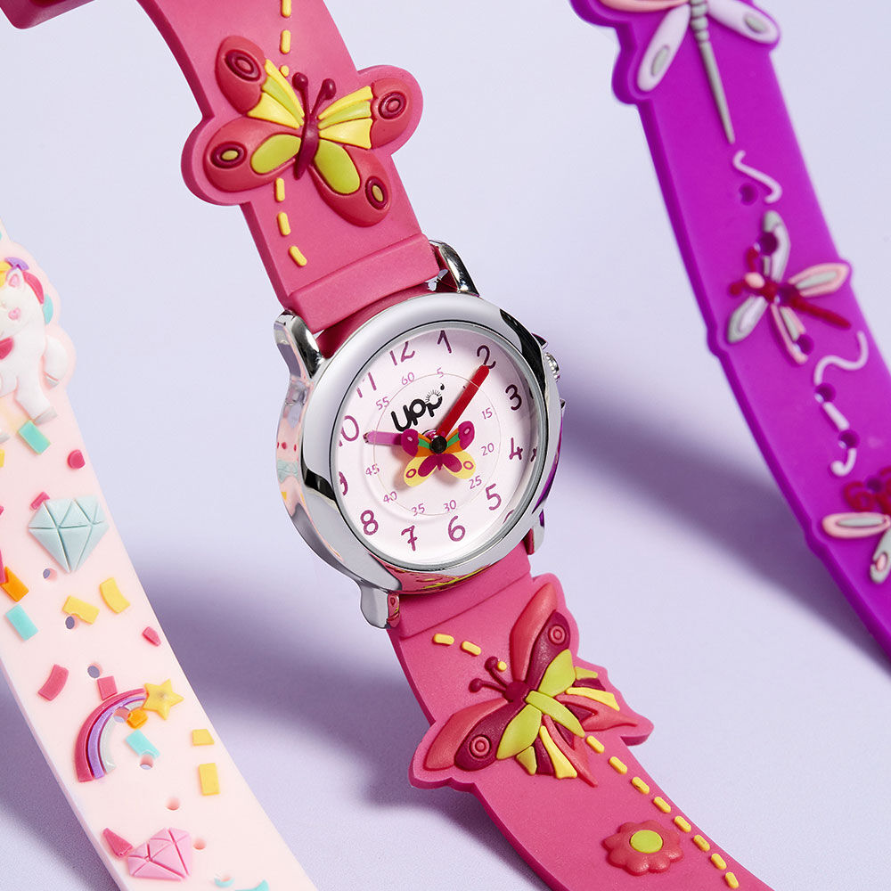 Montre Upp Fuzzy Rose - Montres étanches Enfant | Marc Orian