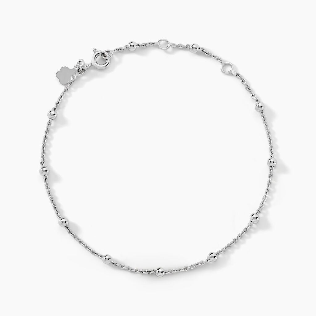Bracelet Elea Argent Blanc - Bracelets chaînes Femme | Marc Orian